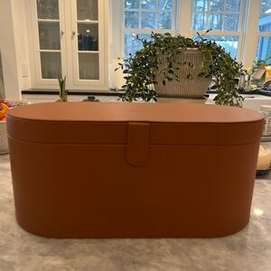 Dyson Large Storage Case Only for Airwrap Stylers Tan Excellent Used Condition